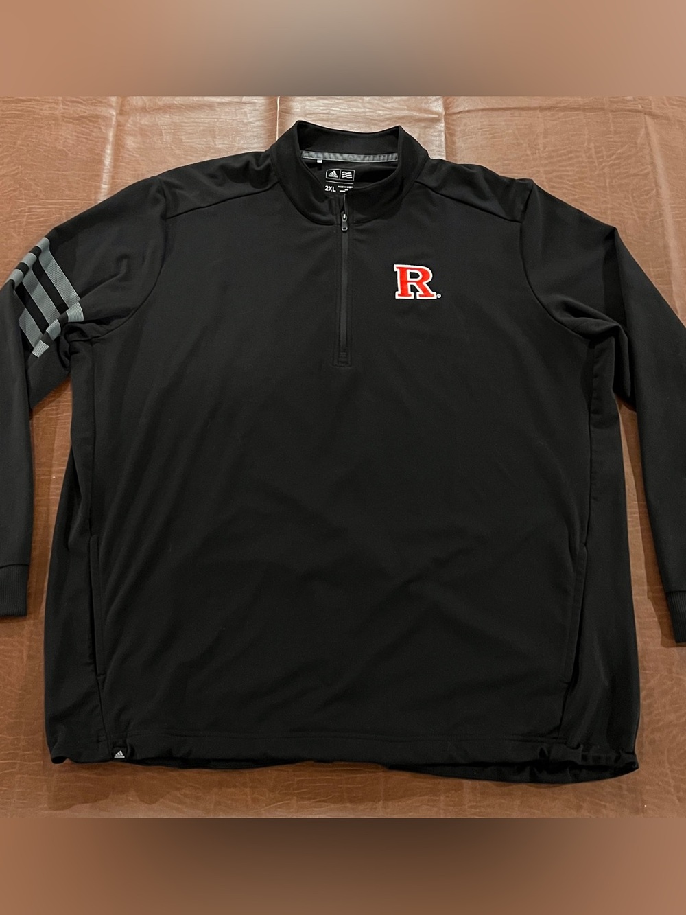 Adidas Rutgers University Men’s 1/4 Zip Activewear Pullover - 2XL